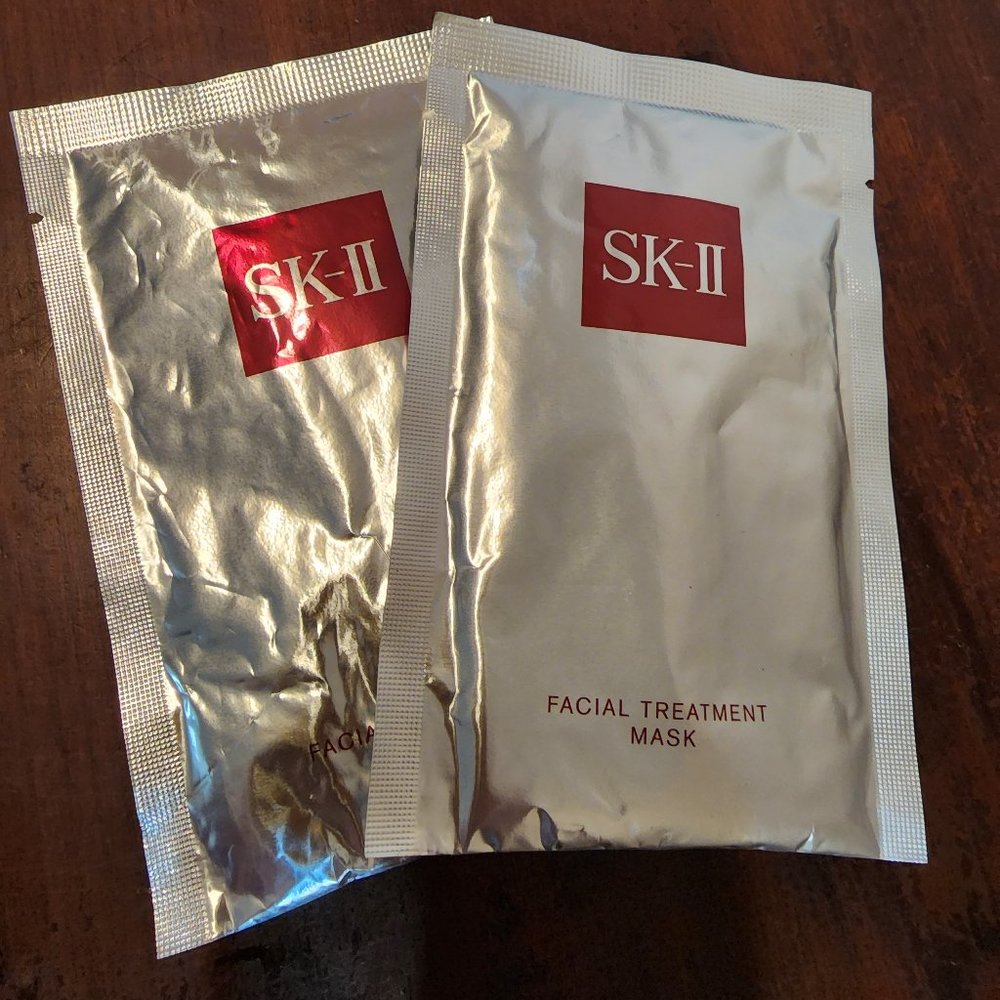 NEW!! 2x SK-II Pitera Facial Treatment Mask face firming skincare moisturizing